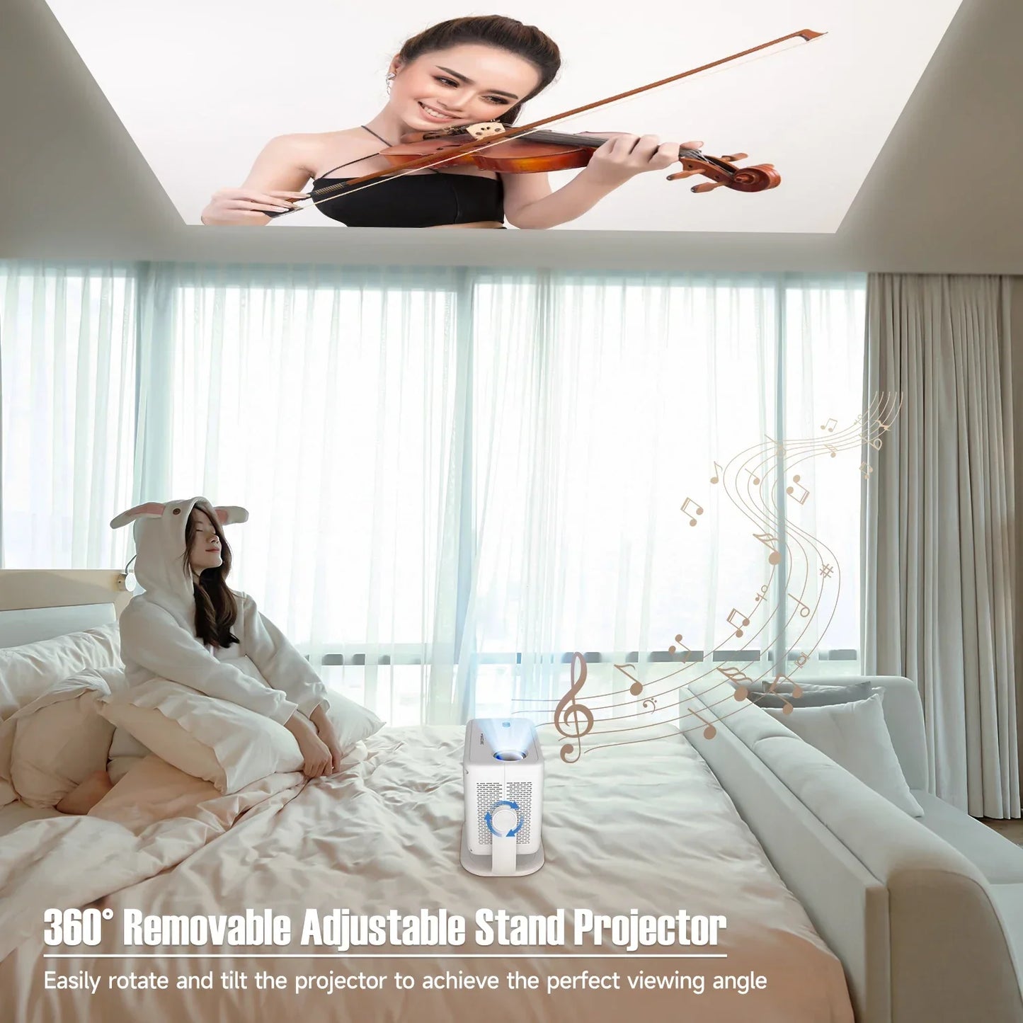 Magcubic 360° Removable Portable Projector