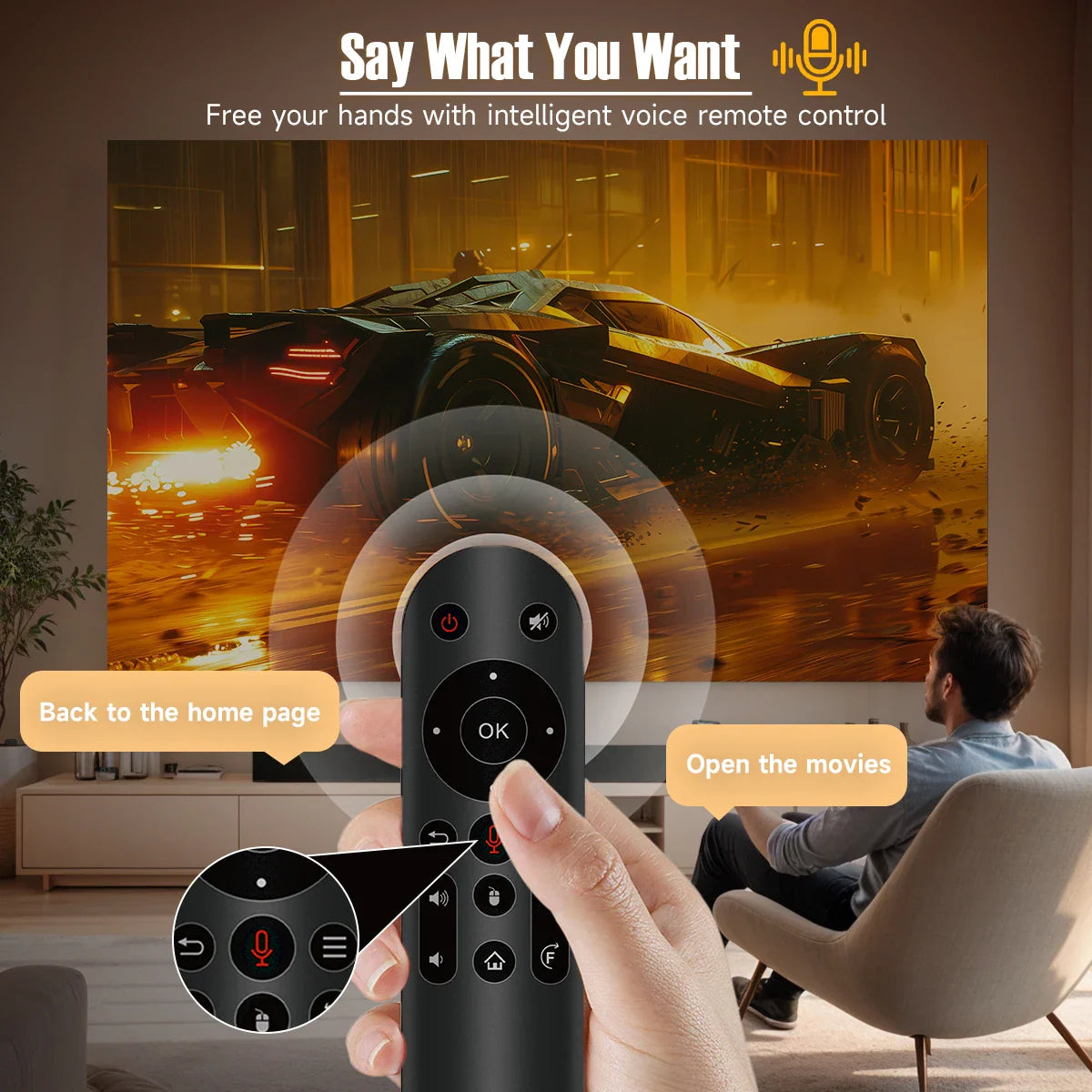 Magcubic 360° Removable Portable Projector