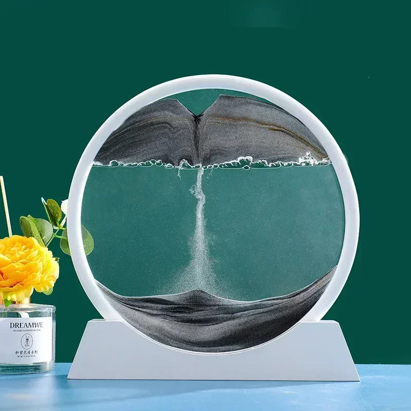 3D Moving Sand Art Hourglass