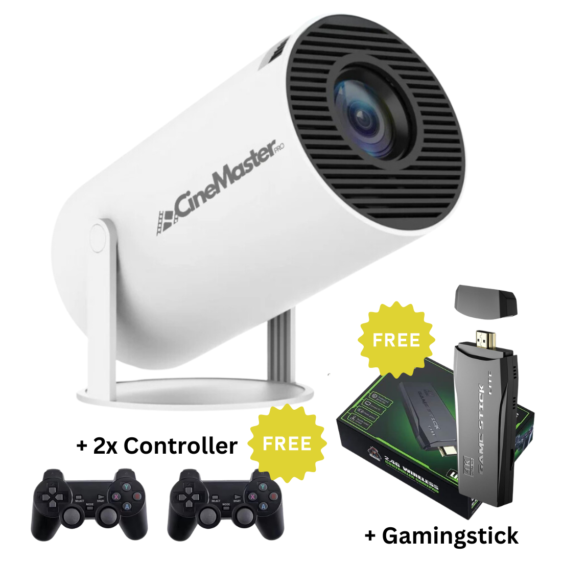 CineMaster Pro® - 4K Smart Projector